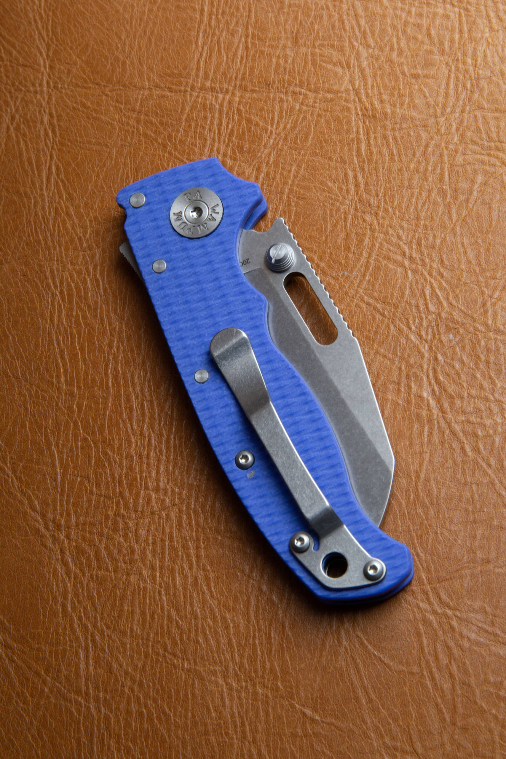Demko Knives AD20.5 20CV Blue G10 Sharkfoot - Image 4