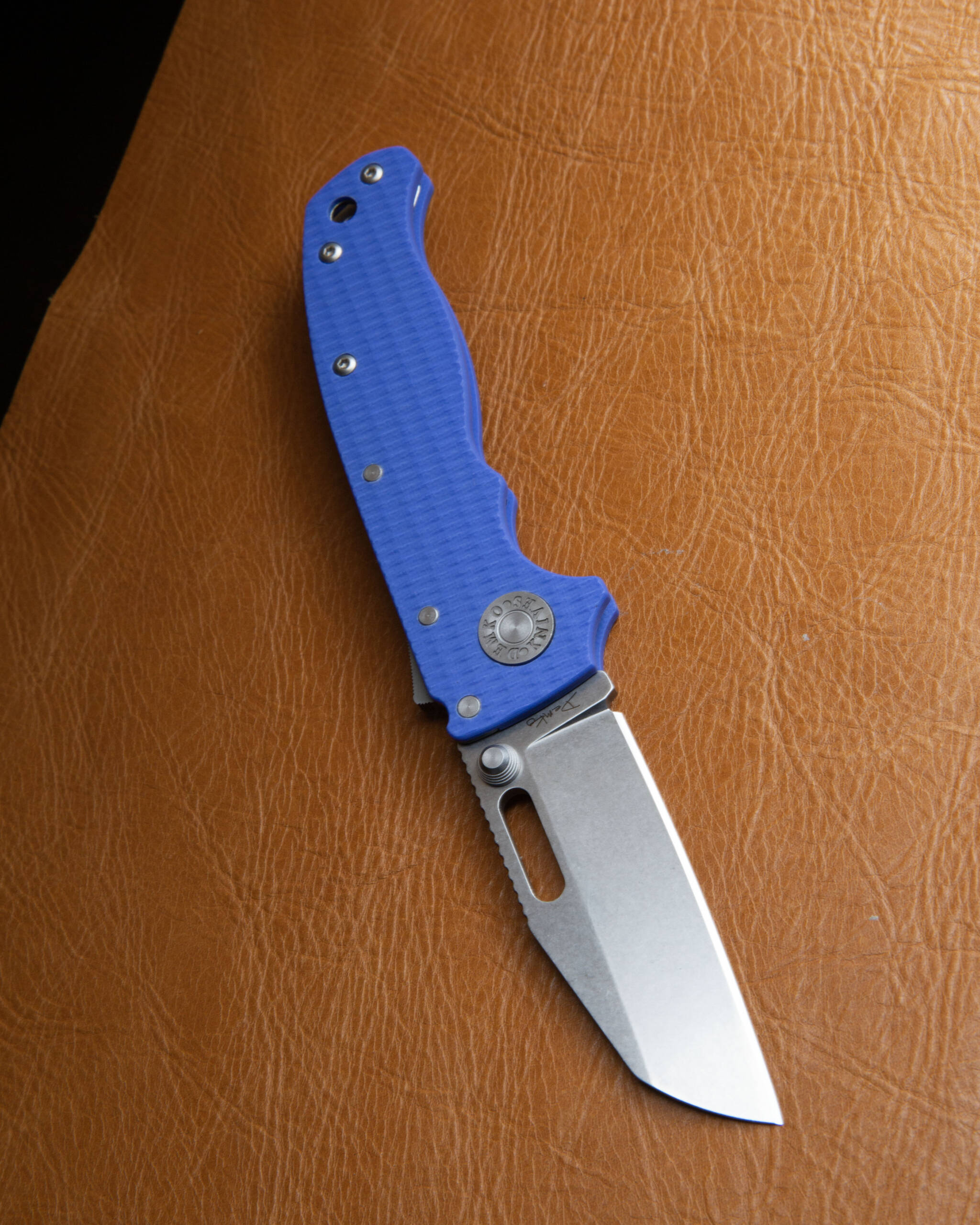 Demko Knives AD20.5 20CV Blue G10 Sharkfoot - Image 6
