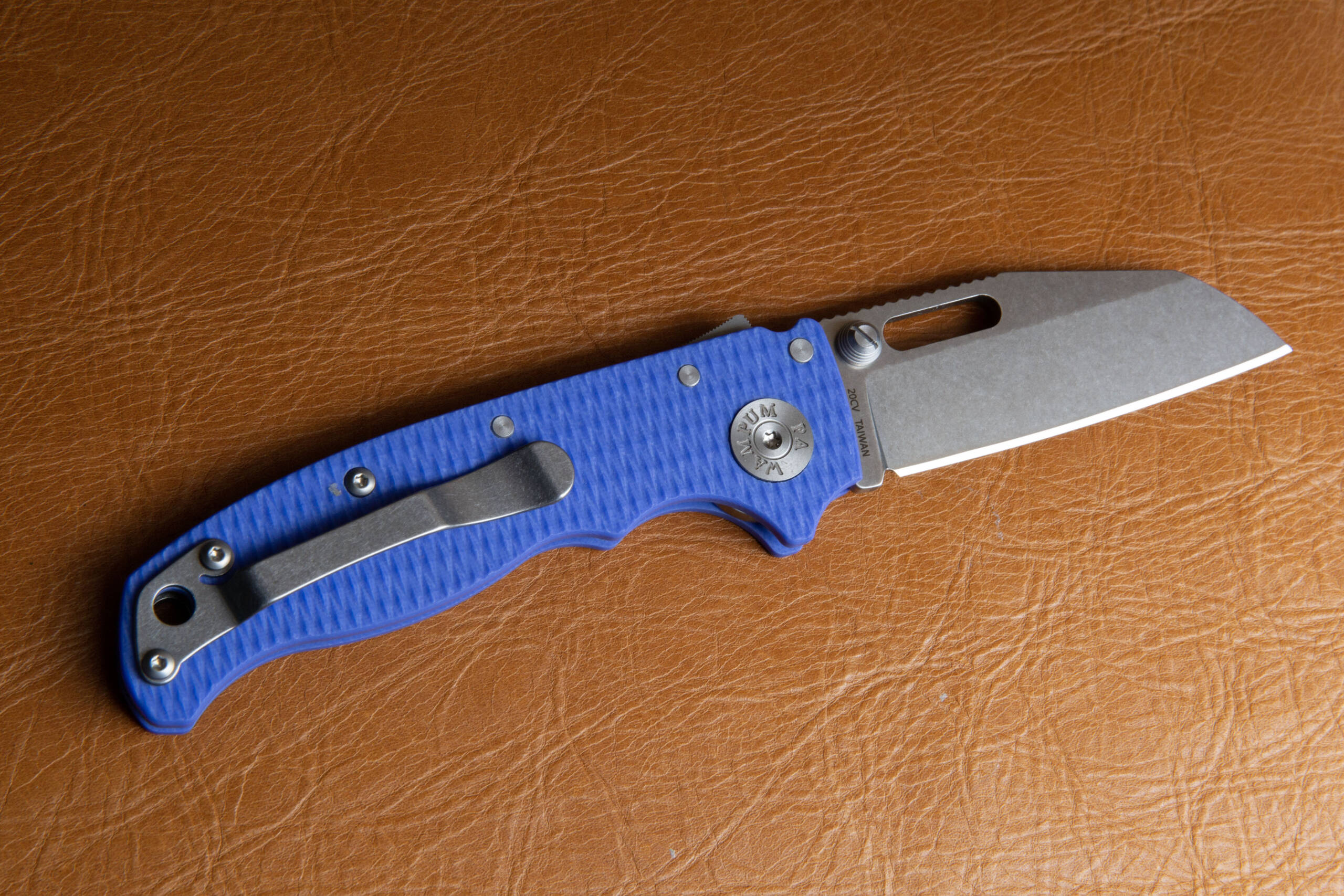 Demko Knives AD20.5 20CV Blue G10 Sharkfoot - Image 7