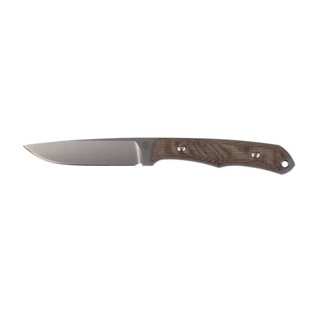 Chris Reeve Knives Inyoni Fixed Blade – CPM S45VN Drop Point, Natural Canvas Micarta, Slim Kydex Sheath