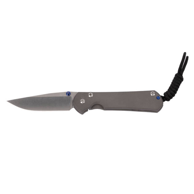 Chris Reeve Knives Small Sebenza 31 Plain Drop Point – S31-1000 (CPM S35VN, Titanium)