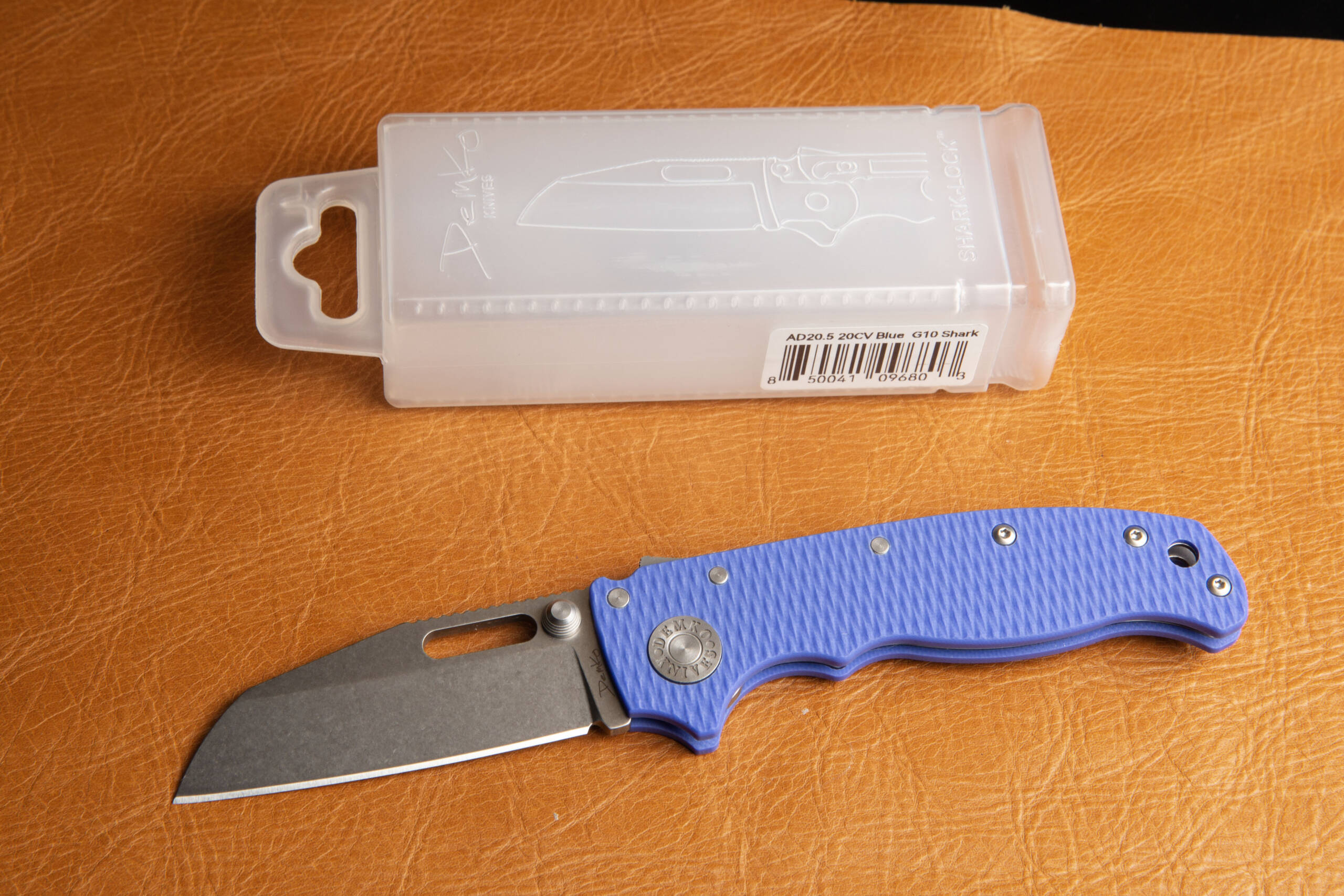 Demko Knives AD20.5 20CV Blue G10 Sharkfoot - Image 2