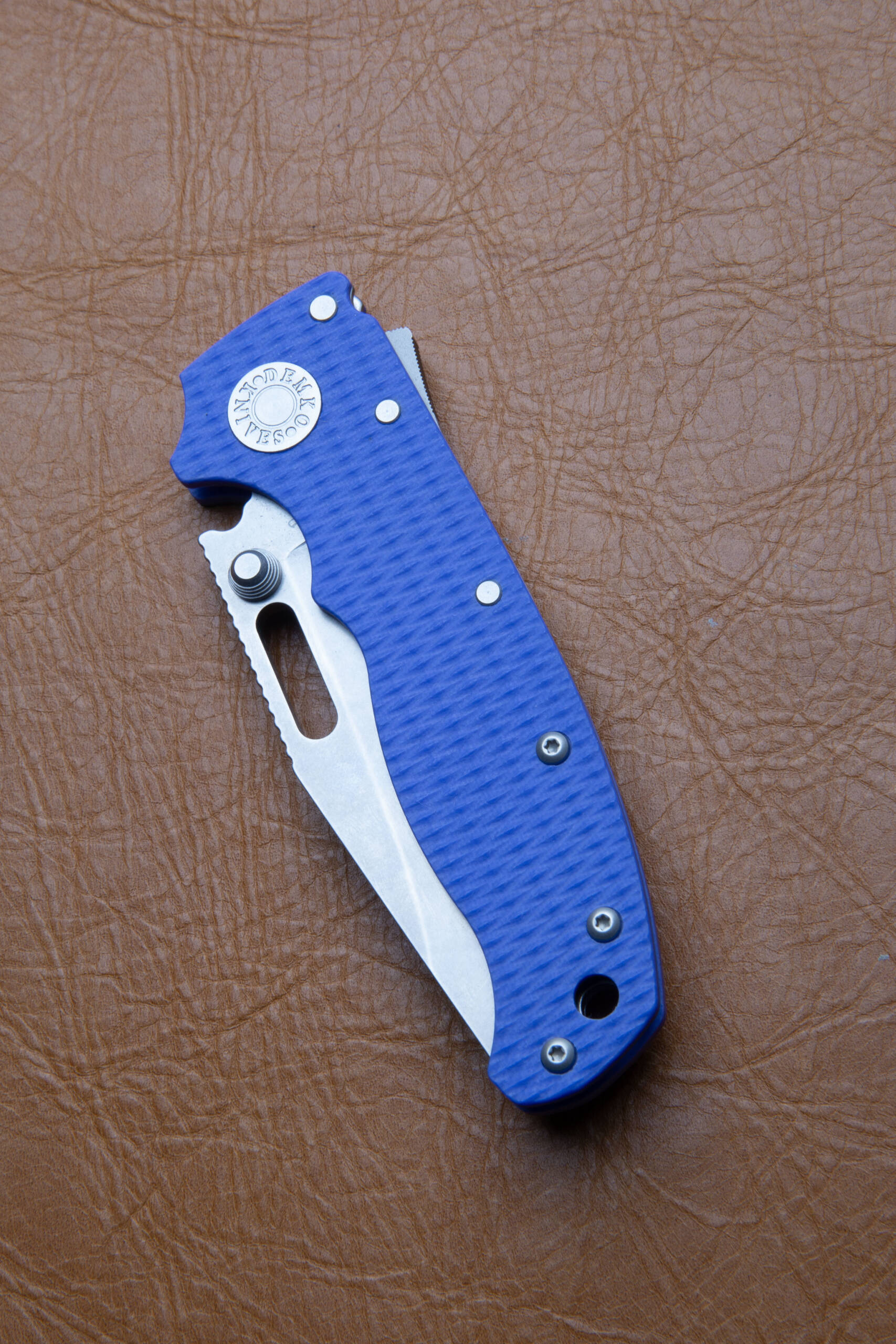 Demko Knives AD20.5 20CV Blue G10 Clip Point - Image 3