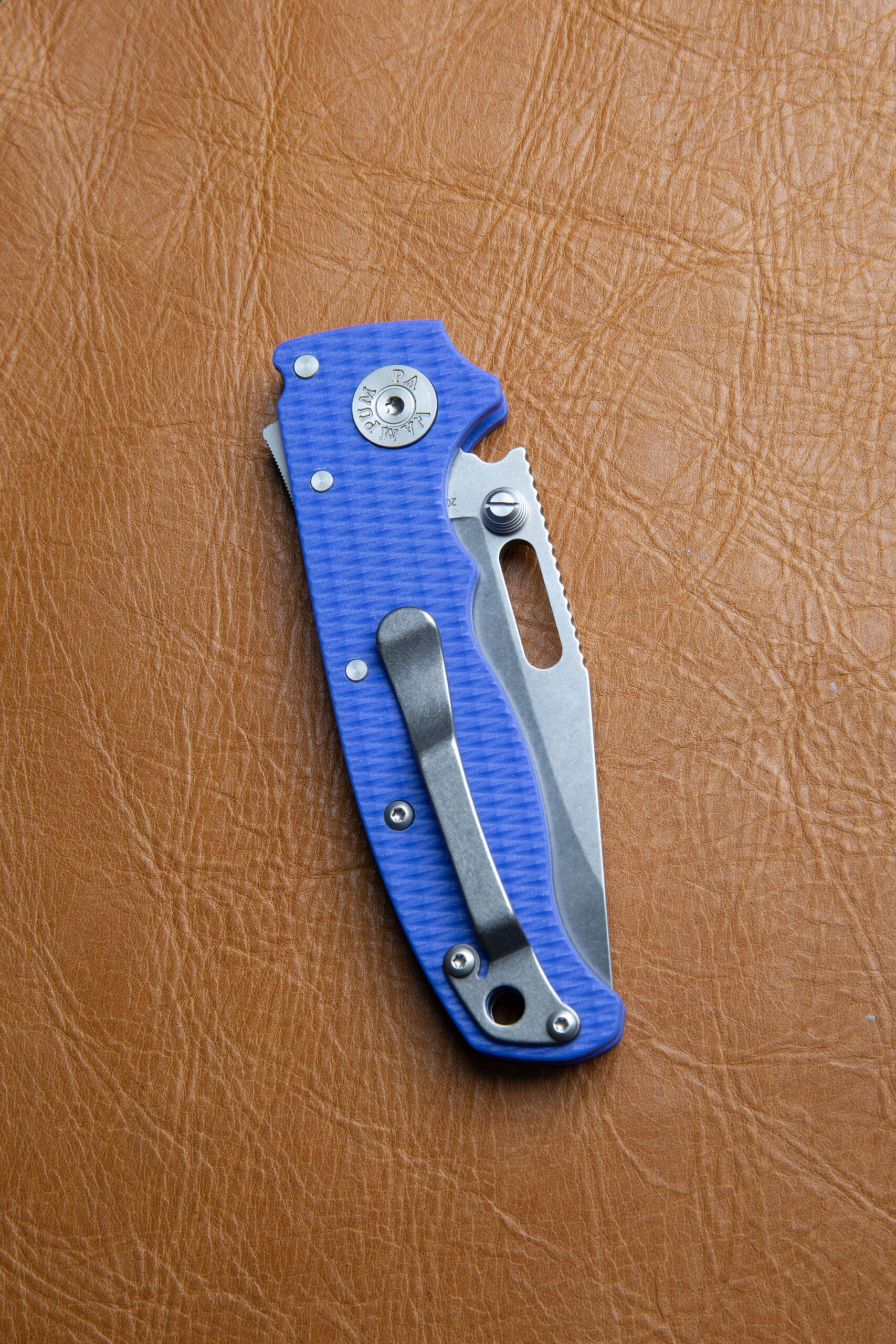 Demko Knives AD20.5 20CV Blue G10 Clip Point - Image 4