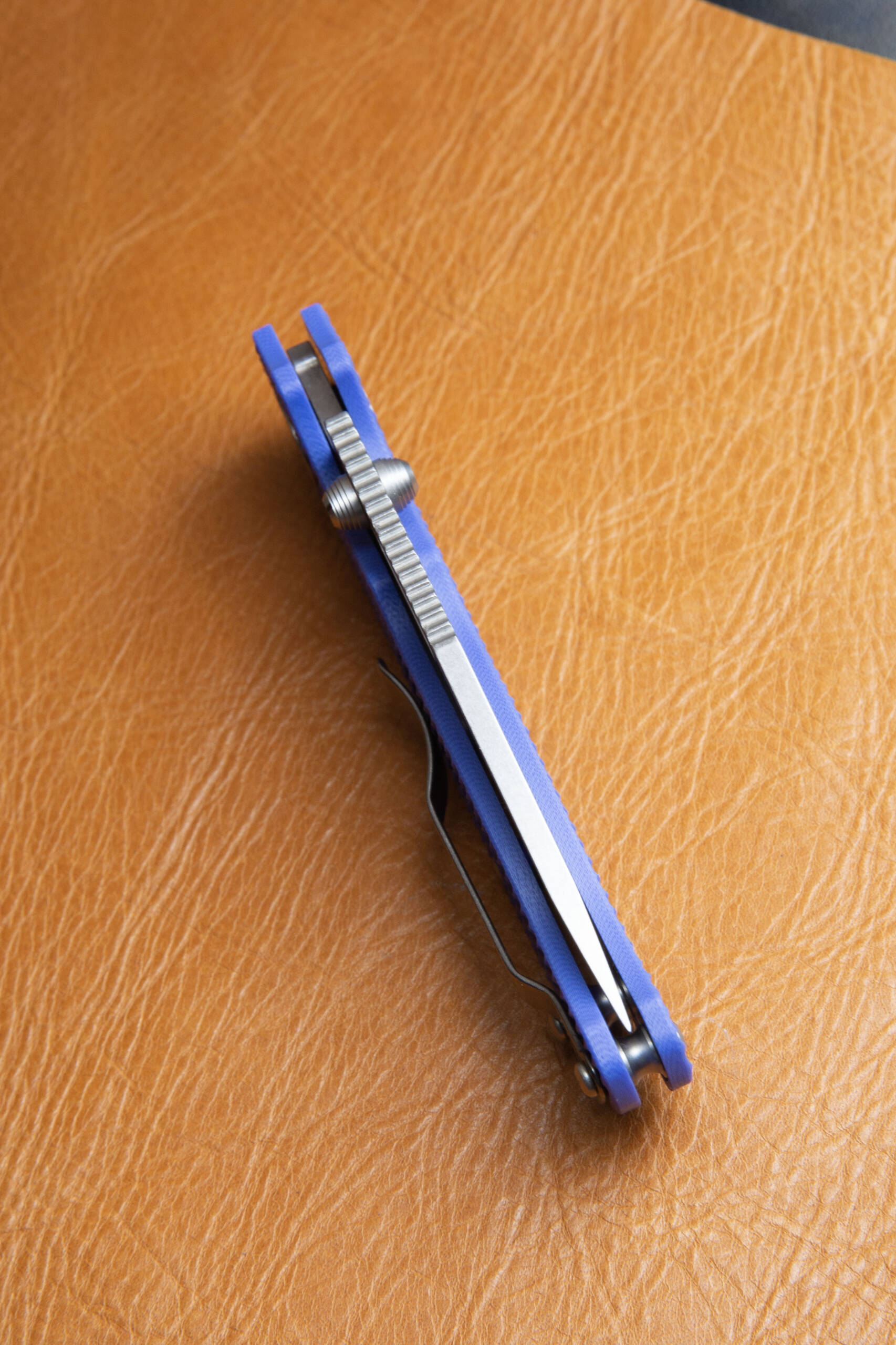 Demko Knives AD20.5 20CV Blue G10 Clip Point - Image 5