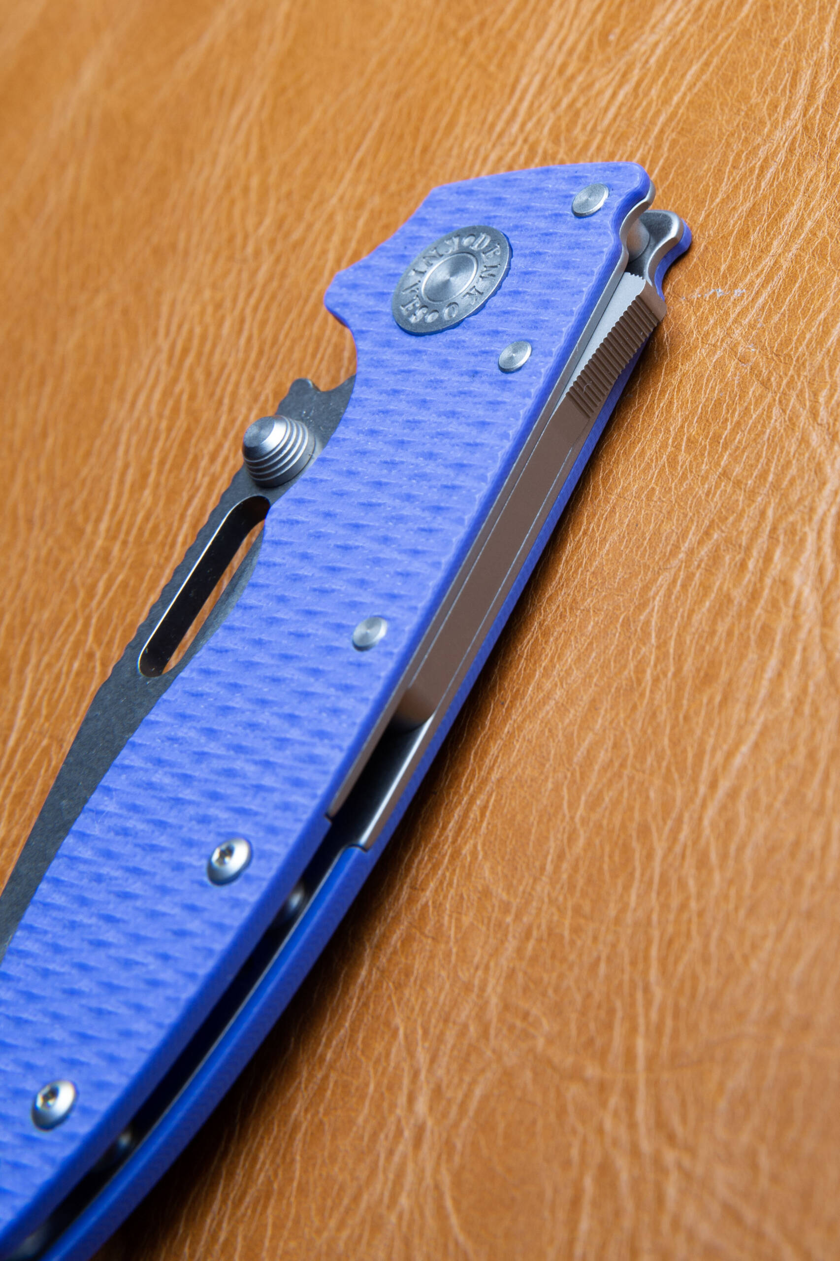 Demko Knives AD20.5 20CV Blue G10 Clip Point - Image 6