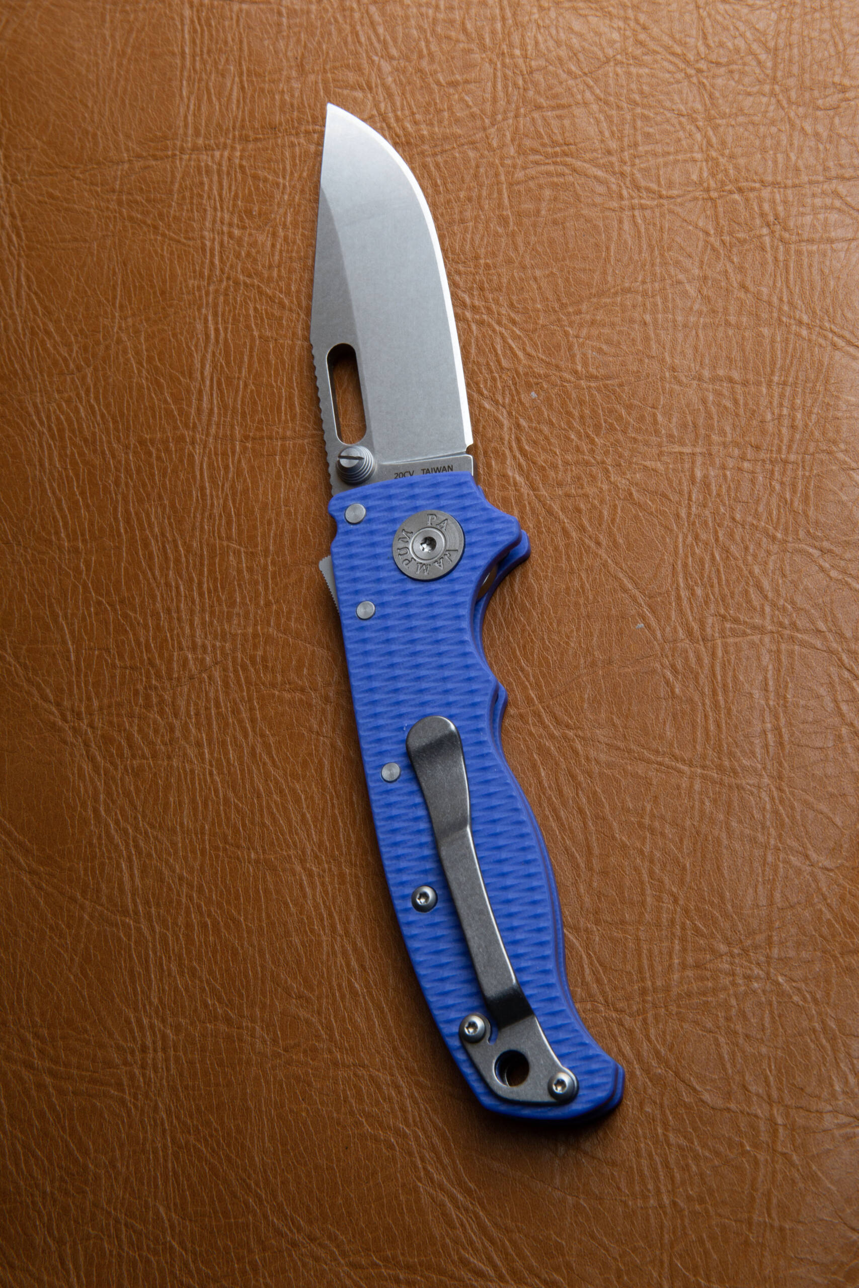 Demko Knives AD20.5 20CV Blue G10 Clip Point - Image 8