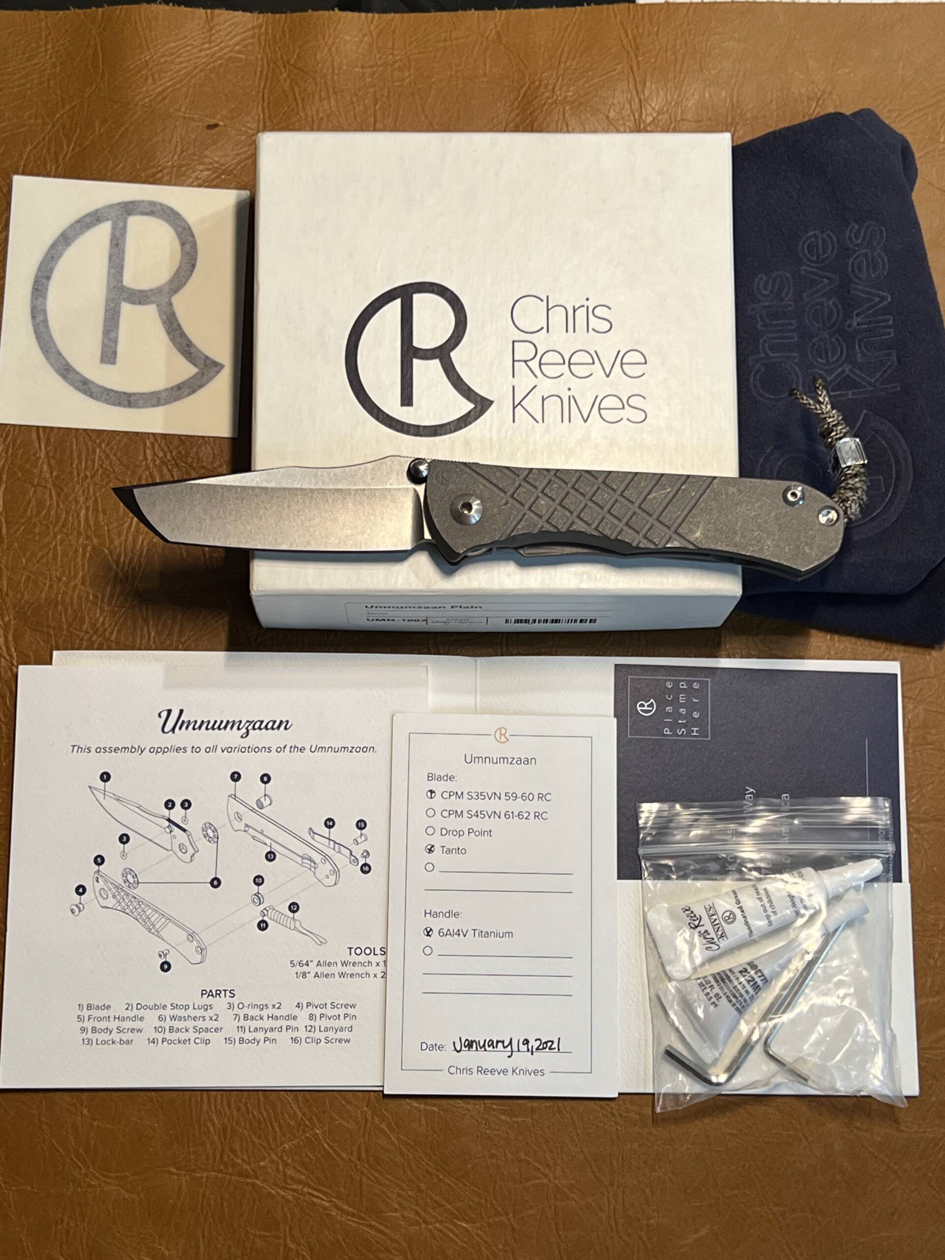 Chris Reeve Umnumzaan Plain Tanto UMN-1002 (CPM S35VN) - Image 13