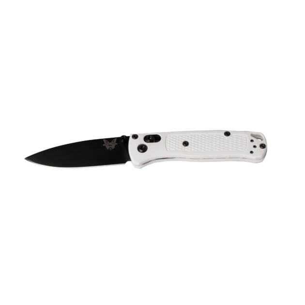 Benchmade Mini Bugout White Grivory /Black DLC Coated Blade