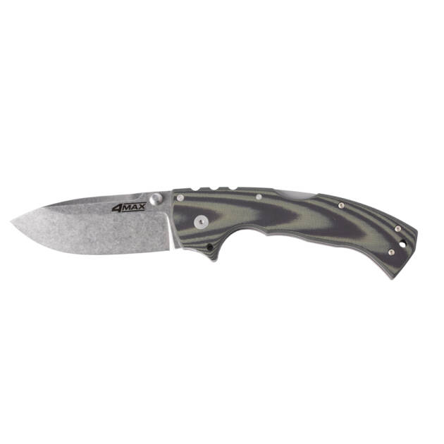 Cold Steel 4-Max Tri-Ad Lock Knife Green/Black G-10 (4" Stonewash) 62RMA