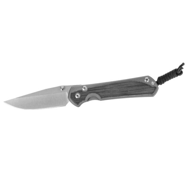 Chris Reeve Knives Large Sebenza 31 Black Canvas Micarta L31-1200